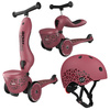 Zestaw: Scoot and Ride HK1 Lifestyle 2w1 jeździk i hulajnoga dla dzieci 1-5 lat, kolor: Wildcat + kask XXS-S