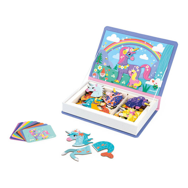 Magnetyczna układanka Jednorożec Magnetibook 3-8 lat, Janod