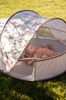 Namiot plażowy 100 cm średnicy, z moskitierą i pokrowcem Breezynest UV, Beaba