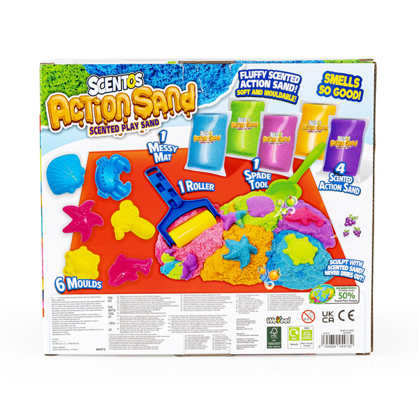 Pachnący Piasek Kinetyczny - Zestaw z akcesoriami, 3 lata+, Scentos