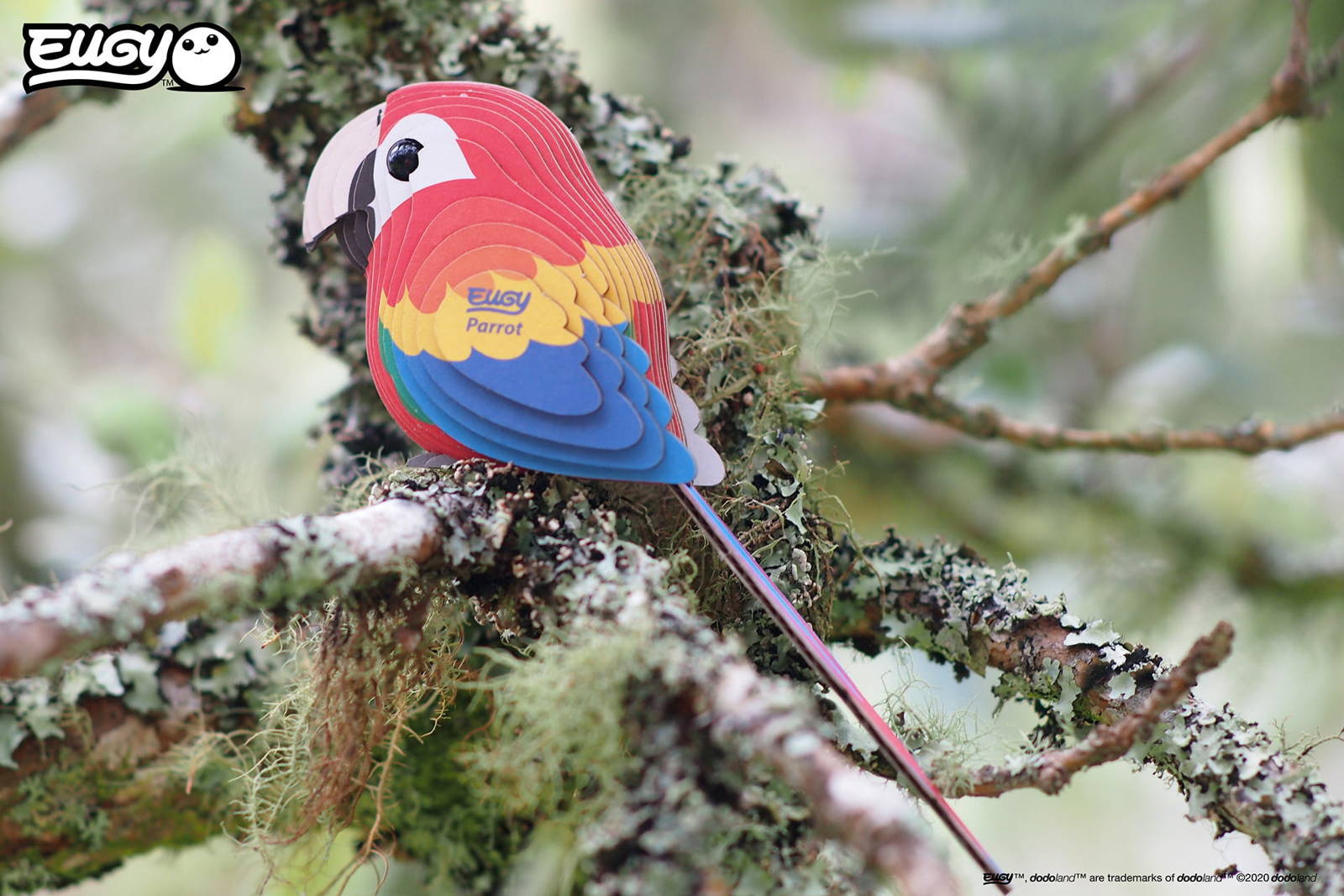 Papuga Eugy 3D – prezent dla dzieci kreatywnych