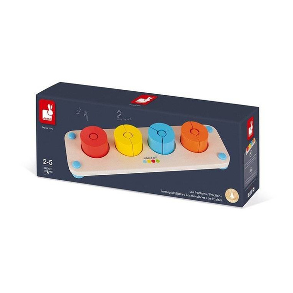 Drewniana układanka Ułamki Essentiel, Janod