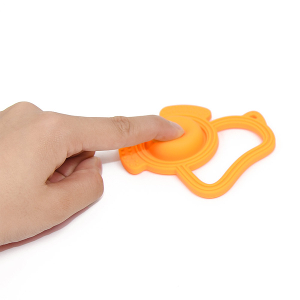 Gryzak na ząbkowanie Piesek Pop It - silikonowy, dla dzieci, 3 m+, GiliGums