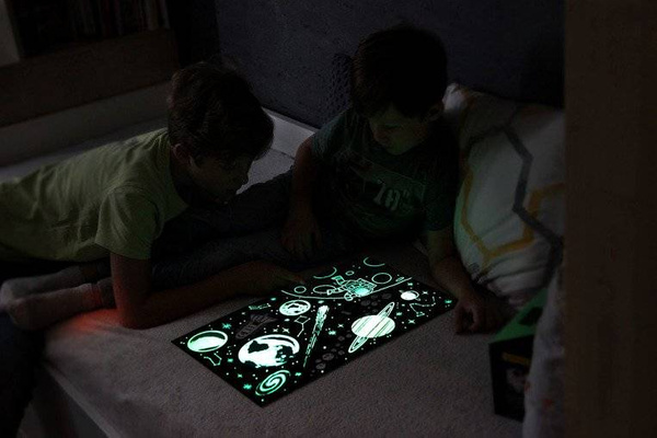 Puzzle świecące w ciemności Kosmos 100 elementów 5+, Mudpuppy