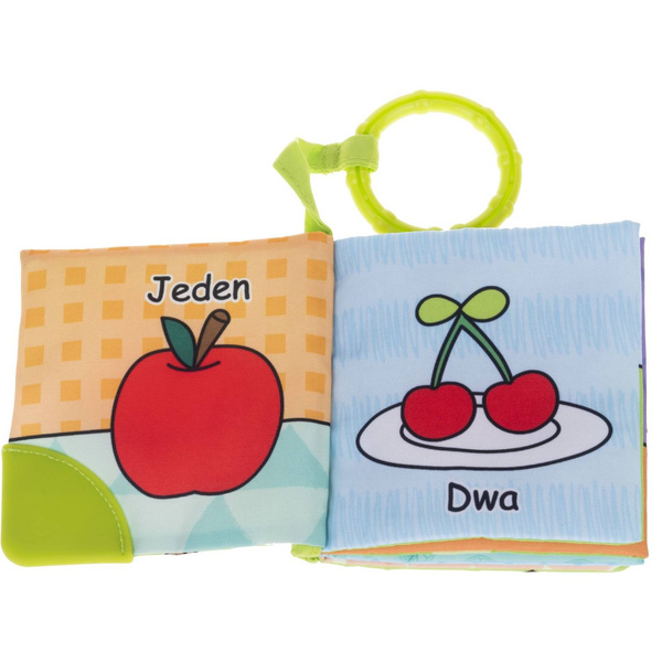 Książeczki Gryzaki 4W1 - zabawki edukacyjne dla dzieci 0 m+, Jolly Baby