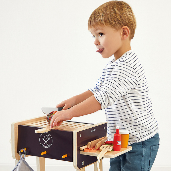 Grill drewniany z akcesoriami 3+, Janod