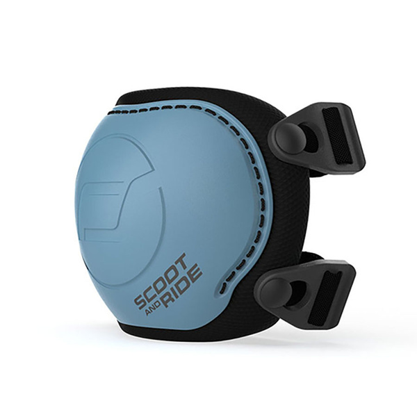 Zestaw: Scoot and Ride Kask dla dzieci 3+ rozm. S-M, kolor: Steel + ochraniacze rozm. S