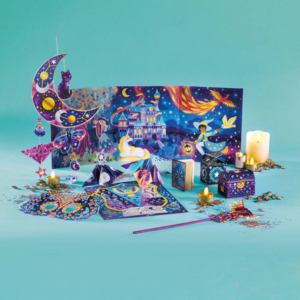 Multizestaw kreatywny 9 dekoracji Szkoła magii 7+, Janod