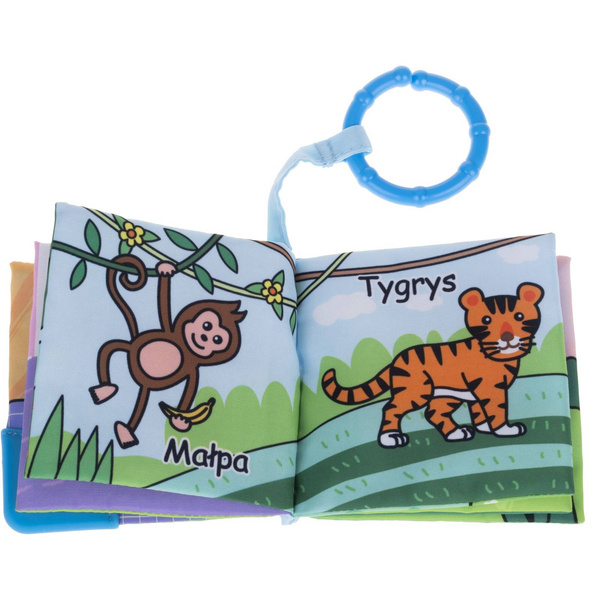 Książeczki Gryzaki 4W1 - zabawki edukacyjne dla dzieci 0 m+, Jolly Baby