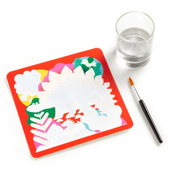 Kolorowanka wodna wielorazowa Potężne dinozaury, dla dzieci, 2+, Mudpuppy