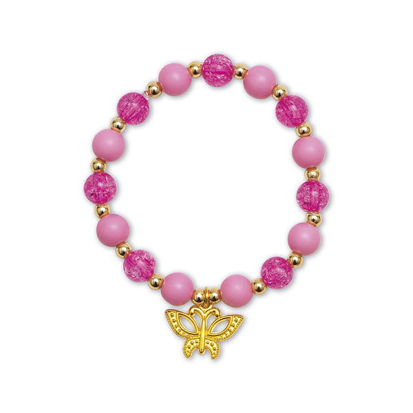 Zestaw kreatywny do tworzenia biżuterii z motylami Wróżki, dla dzieci 6 lat+, Janod