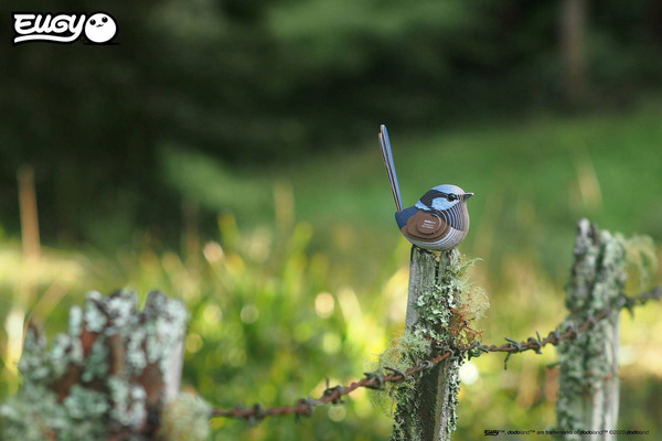 Układanka Puzzle 3D Strzyżyk Ptaszek - zestaw kreatywny dla dzieci 6 lat+, Eugy