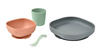 Komplet naczyń z silikonu z przyssawką Mineral, Beaba