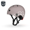 Scoot and Ride Kask dla dzieci 1-5 lat rozm. XXS-S, kolor: Brown Lines