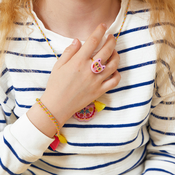 Zestaw kreatywny do tworzenia biżuterii dla przyjaciółek Klejnoty przyjaźni, dla dzieci, 8+, Janod