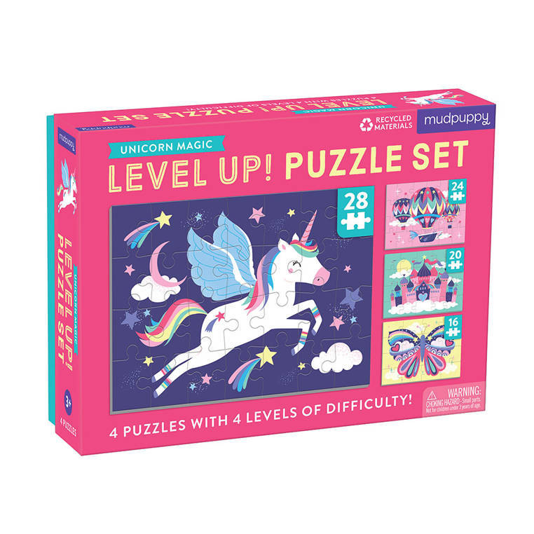 Puzzle progresywne Magia jednorożców Mudpuppy – puzzle dla dzieci 3+
