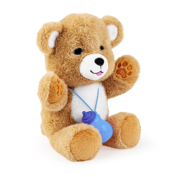 Zabawka interaktywna - Niedźwiadek Brunatny, dla dzieci, 18 m+, Dumel