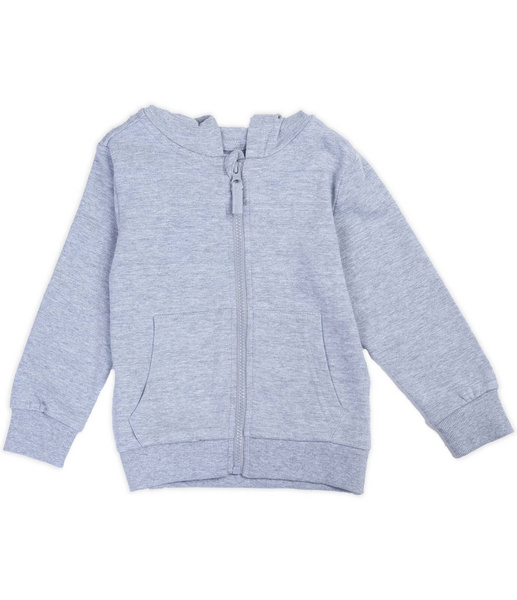 Sinsay Szara zapinana bluza z kapturem