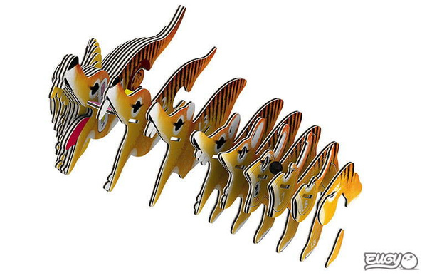 Układanka Puzzle 3D Tygrys tasmański - zestaw kreatywny dla dzieci 6+, Eugy