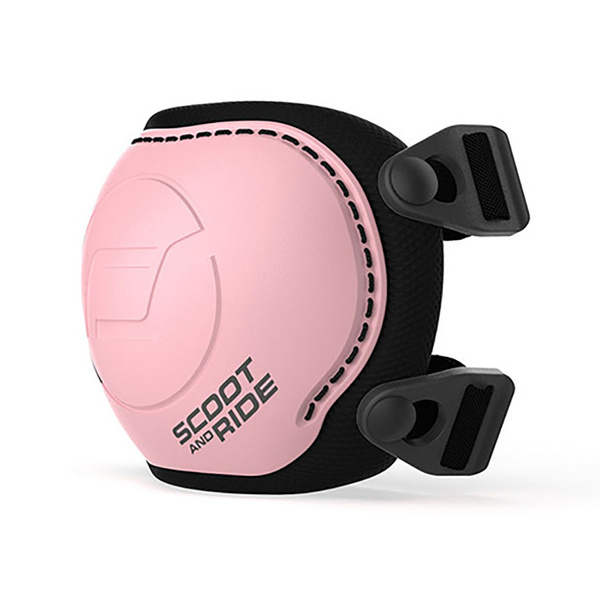 Zestaw: Scoot and Ride HK3 Hulajnoga dla dzieci 3+ z kółkami LED, kolor: Rose + ochraniacze rozm. S