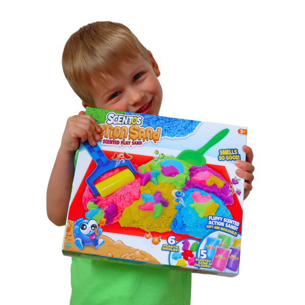 Pachnący Piasek Kinetyczny - Zestaw z akcesoriami, 3 lata+, Scentos