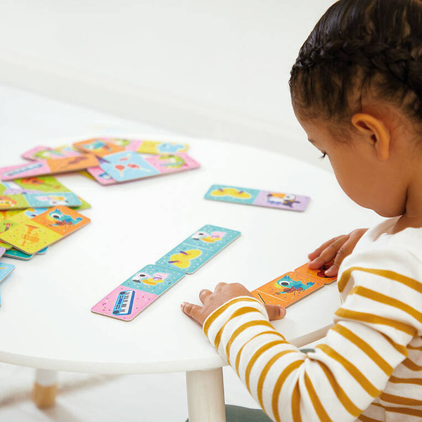 Gra edukacyjna Domino Instrumenty Muzyczne dla dzieci 3 lata+, Janod