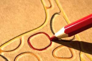 Wypukła kolorowanka dotykowa Zwierzęta, brązowa - eko, Robot Manufacture