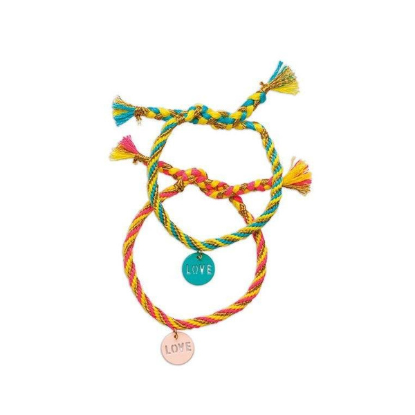 Zestaw do tworzenia biżuterii Bransoletki przyjaźni 8+, Janod