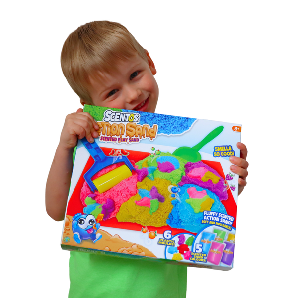 Pachnący Piasek Kinetyczny - Zestaw z akcesoriami, 3 lata+, Scentos