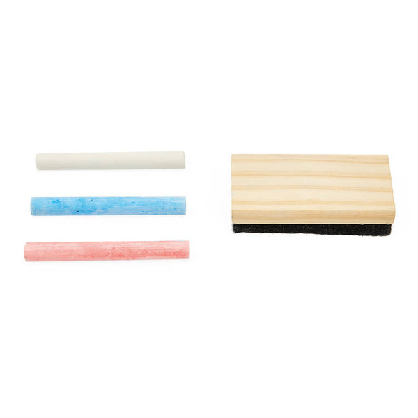 Dwustronna tablica ścienna z akcesoriami 3+, Janod