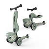 Scoot and Ride HK1 Lifestyle 2w1 jeździk i hulajnoga dla dzieci 1-5 lat, kolor: Green Lines