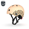Scoot and Ride Kask dla dzieci 1-5 lat rozm. XXS-S, kolor: Leopard