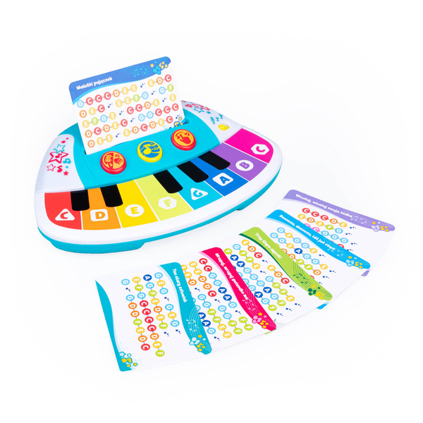 Pianinko - interaktywny instrument muzyczny dla dzieci 18 m+, Dumel