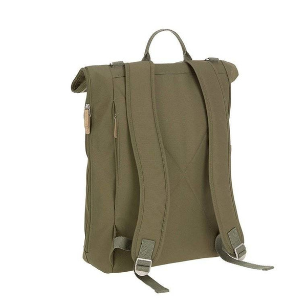 Green Label Plecak dla mam z akcesoriami Rolltop Backpack Olive, Lassig