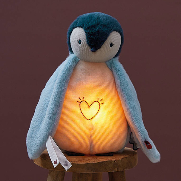 Lampka nocna przytulanka Pingwinek Complices, dla dzieci, 0 m+, Kaloo
