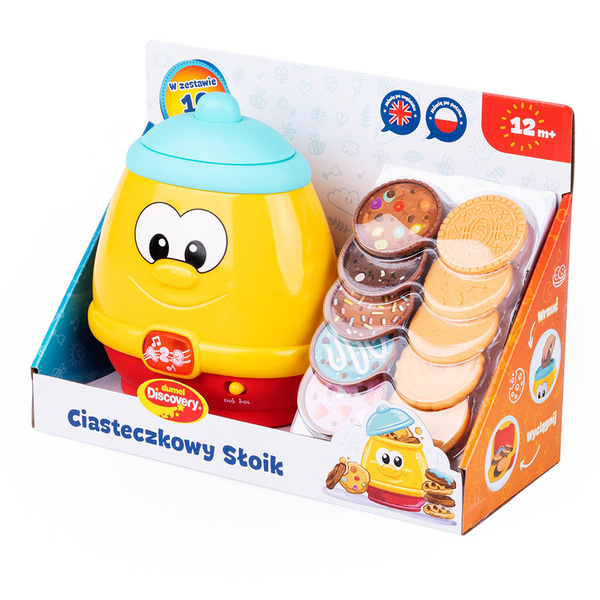 Ciasteczkowy Słoiczek - zabawka dwujęzyczna/interaktywna 12 m+, Dumel Discovery