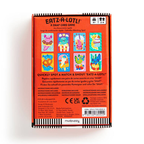 Mudpuppy Gra karciana Eatz-a-lotl! 4+