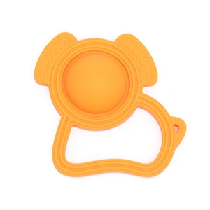 Gryzak na ząbkowanie Piesek Pop It - silikonowy, dla dzieci, 3 m+, GiliGums