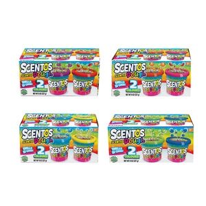 Pachnąca ciastolina - zestaw 2 szt., mix kolorów dla dzieci, 2 lata +, Scentos