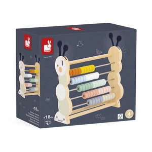 Zabawki drewniane - liczydło Gąsienica Sweet Cocoon, 18 m+, Janod