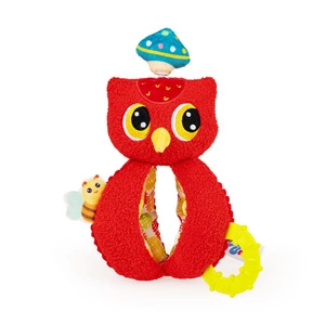 Zabawka sensoryczna dla dzieci - Zakręcona Sowa, 0 m+, Jolly Baby