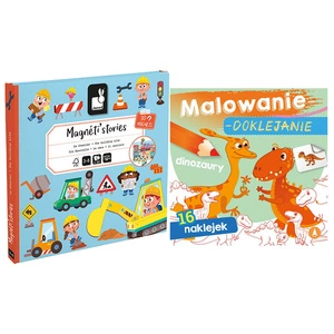 Magnetyczna układanka Plac budowy Magneti'stories 3+, Janod