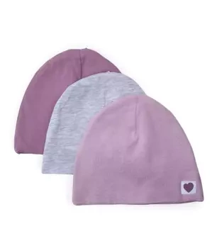 Sinsay Czapki dziewczęce gładkie, 3-pak