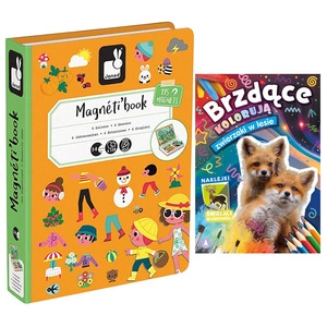 Magnetibook Magnetyczna układanka 4 pory roku, Janod
