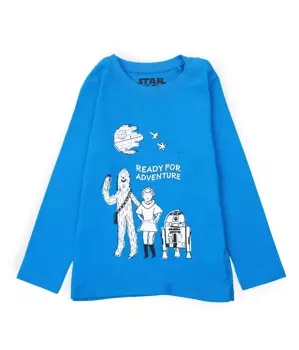 Sinsay Bluzka chłopięca z motywem Star Wars, z długim rękawem