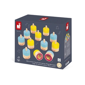Gra edukacyjna - memory dźwiękowe sensoryczne, dla dzieci 3 lata+, Janod
