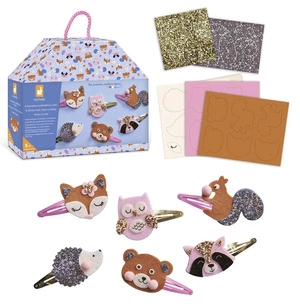 Zestaw kreatywny do tworzenia biżuterii - spinki, dla dzieci, 5 lat+, Janod