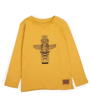 Sinsay Bluzka chłopięca z długim rękawem, motyw totema