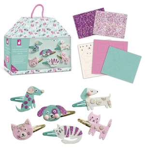 Zestaw kreatywny do tworzenia biżuterii - spinki, dla dzieci, 5 lat+, Janod