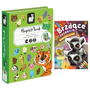 Magnetibook Magnetyczna układanka Zwierzęta, Janod
